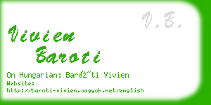 vivien baroti business card